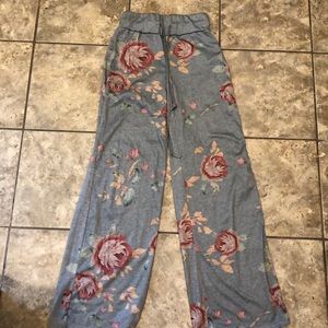 Floral lounge pants